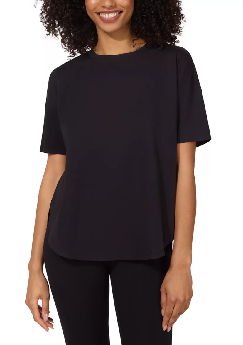 Women's Cotton Jersey Bedford Short Sleeve Shirt | Belk