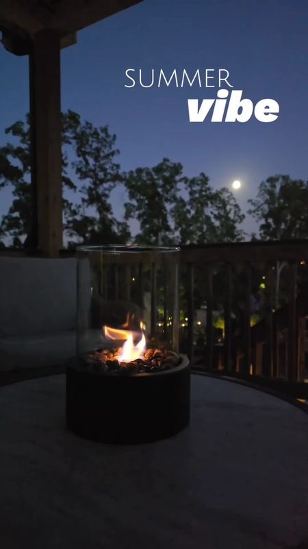 Absolutely loving the vibe this tabletop fire pit gives! You'll find me out here on my covered patio with this fire pit going all summer long. Tabletop fire pit, Amazon home, Amazon find, patio decor, outdoor living, patio must have

#LTKHome #LTKSeasonal #LTKFindsUnder50
