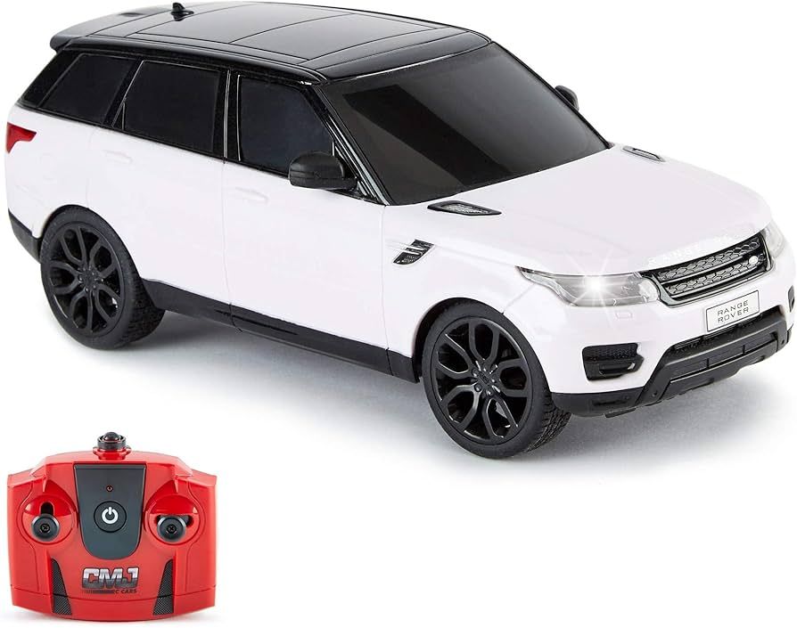 CMJ RC Cars Range Rover RC Remote Control Car Sport White 2.4Ghz 1:24 Scale. Great Kids Play Toy ... | Amazon (US)