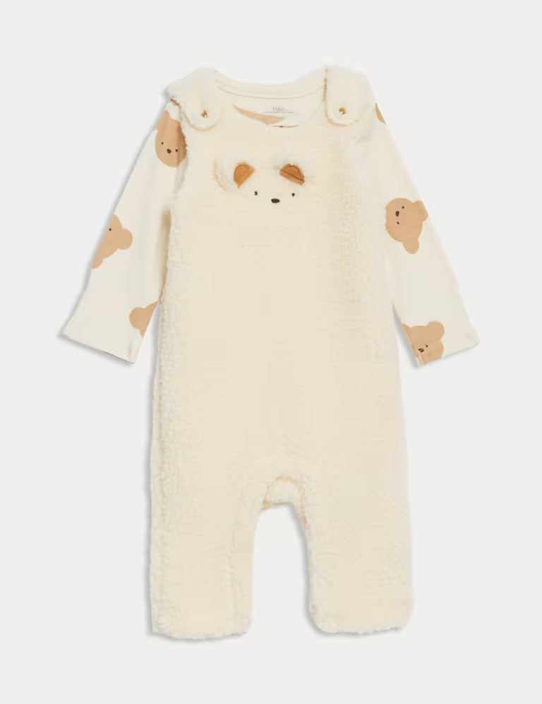 2pc Borg Teddy Outfit (7lbs - 1 Yrs) | Marks & Spencer (UK)