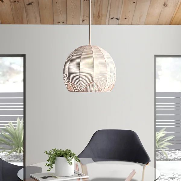 Aula 1 - Light Single Dome Pendant | Wayfair Professional