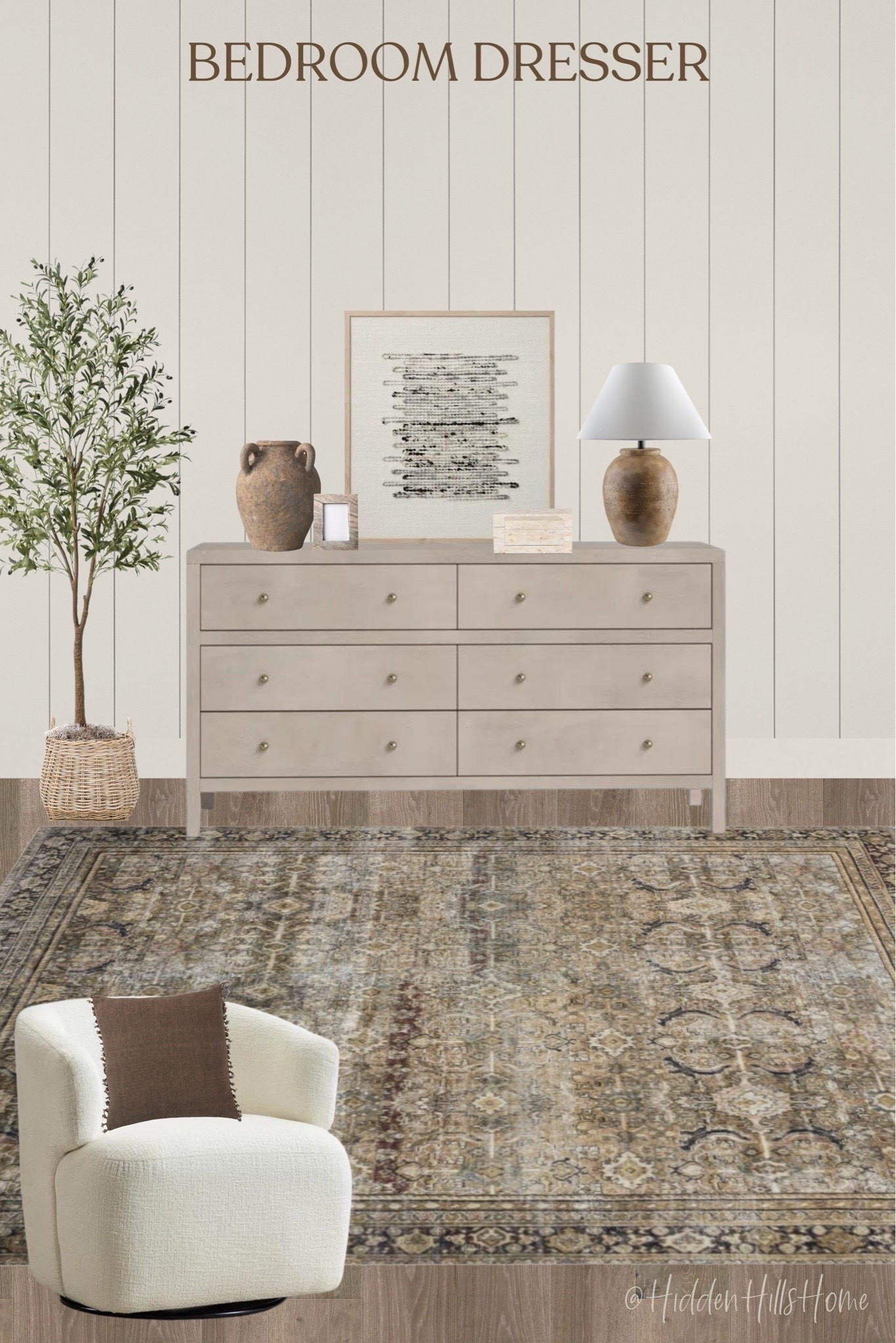 Bedroom dresser decor ideas, bedroom furniture, bedroom rug, home decor inspiration, olive tree #bedroom

#LTKHome #LTKSaleAlert #LTKSeasonal