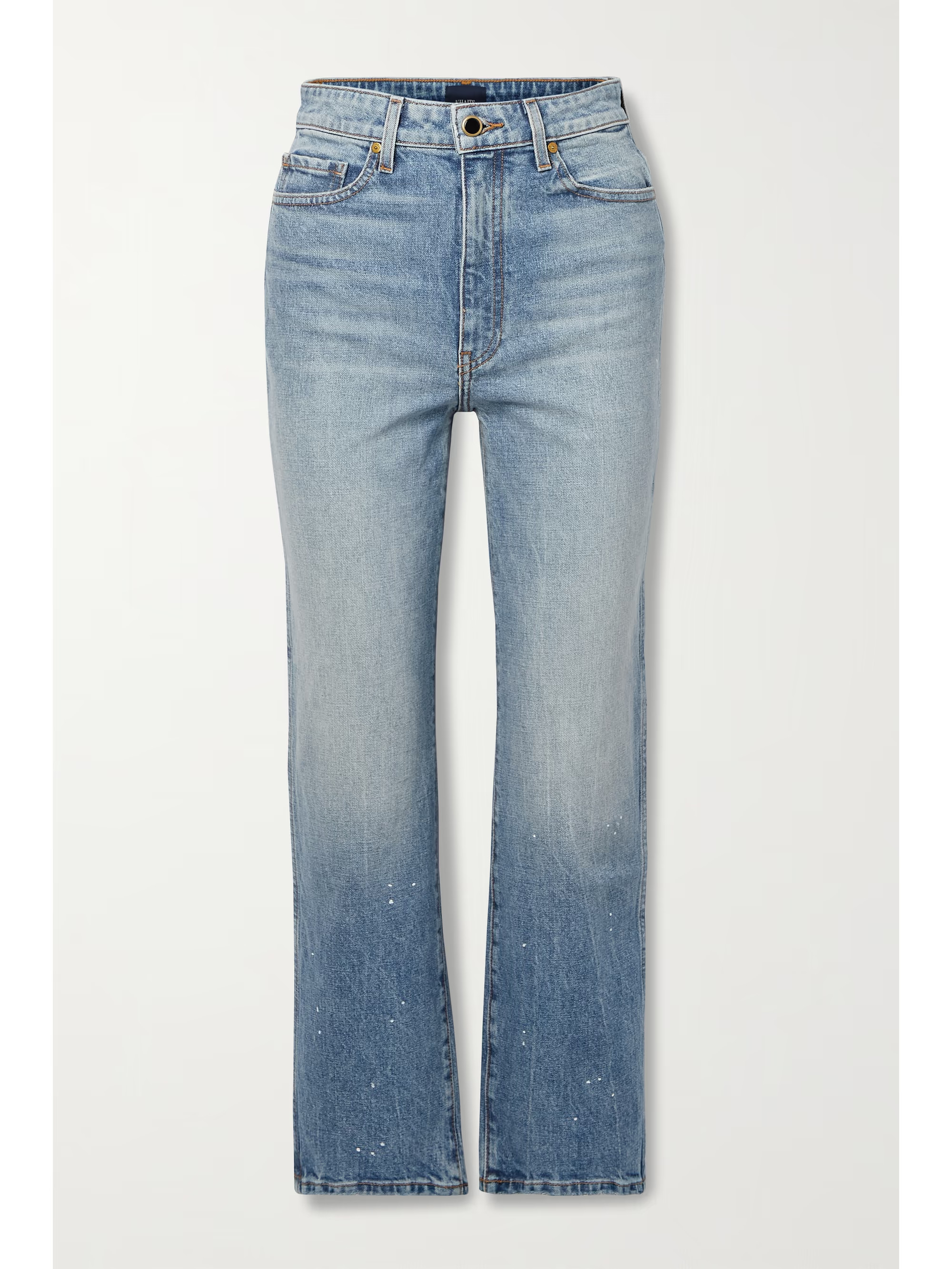 Abigail printed high-rise straight-leg jeans | NET-A-PORTER APAC