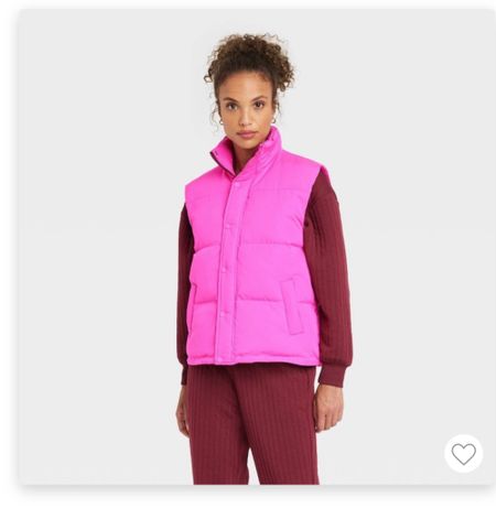 Pink puffer vest! $35! I’m wearing an XS

#LTKunder50 #LTKstyletip #LTKGiftGuide