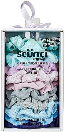 Scunci by Conair Teen Girl Holiday Gift Set, Christmas Stocking Stuffer Gift Box Under $20, Inclu... | Amazon (US)