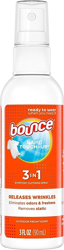 Bounce Rapid Touch-Up 3-In-1 Wrinkle Release Spray 3 oz | Amazon (US)