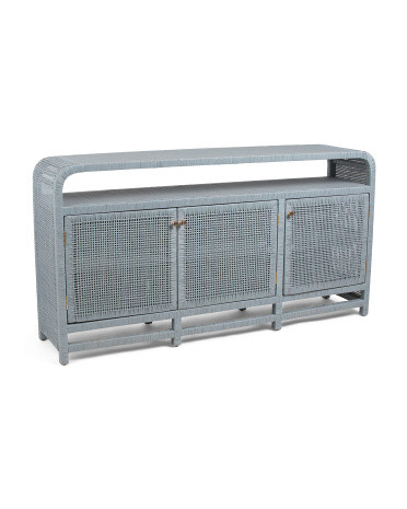 68x36 Rattan 3 Door Sideboard | Marshalls