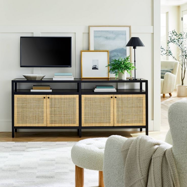 Springville Caned Door TV Stand - Threshold™ designed with Studio McGee | Target