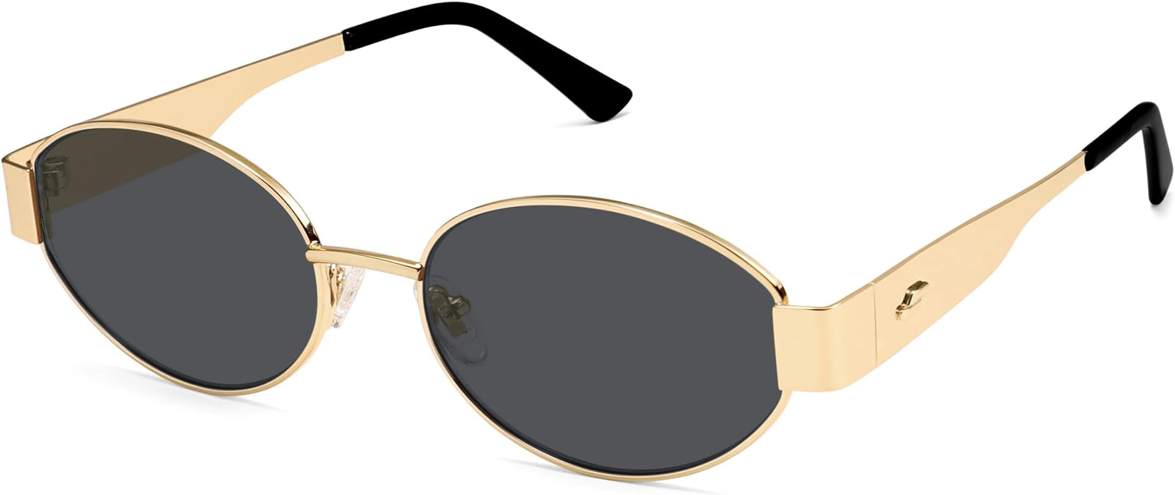 SOJOS Retro Oval Sunglasses for Women Trendy Classic 80s 90s Shades SJ1256 | Amazon (US)