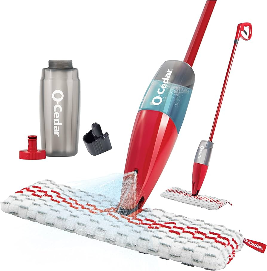 O-Cedar ProMist MAX Microfiber Spray Mop, Red | Amazon (US)