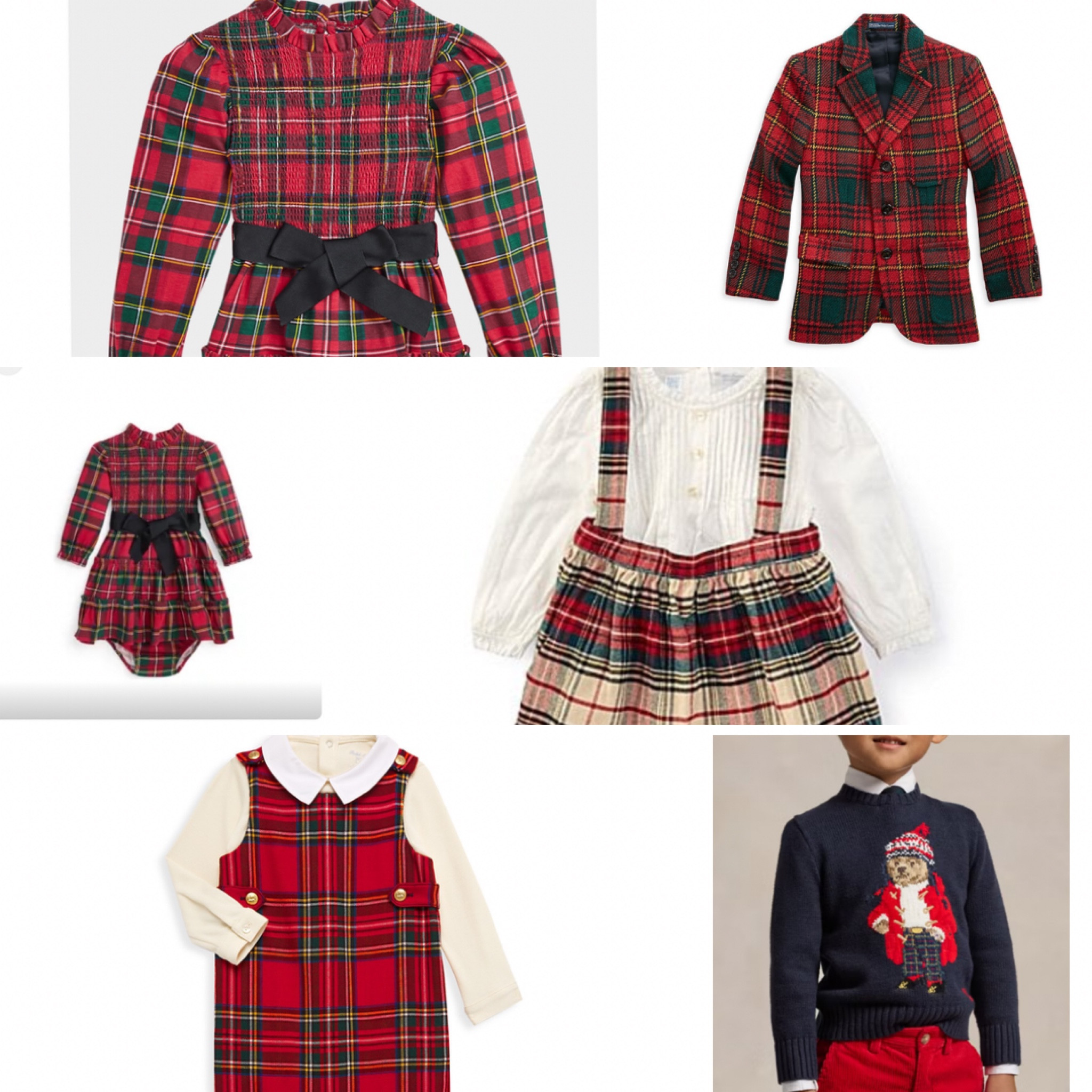 A variety of holiday plaid and sweaters for the kids. The more options, the merrier!

#LTKSeasonal #LTKGiftGuide #LTKHoliday