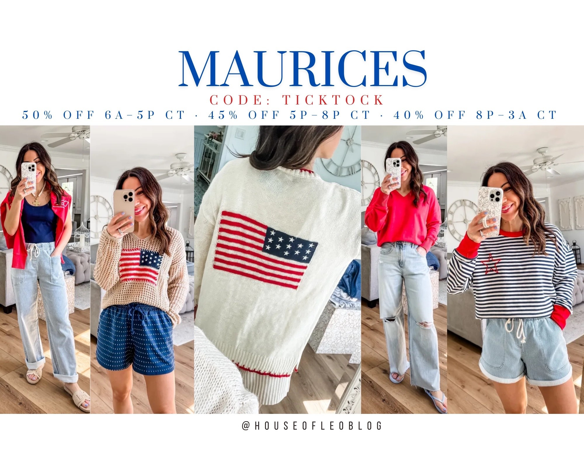 Code: TICKTOCK at maurice’s. Maurices

#LTKSaleAlert #LTKOver40