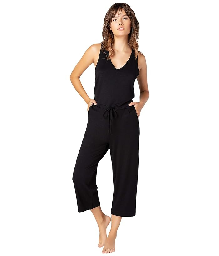 Beyond Yoga Solid Choice Jumpsuit (Black) Women's Jumpsuit & Rompers One Piece | Zappos