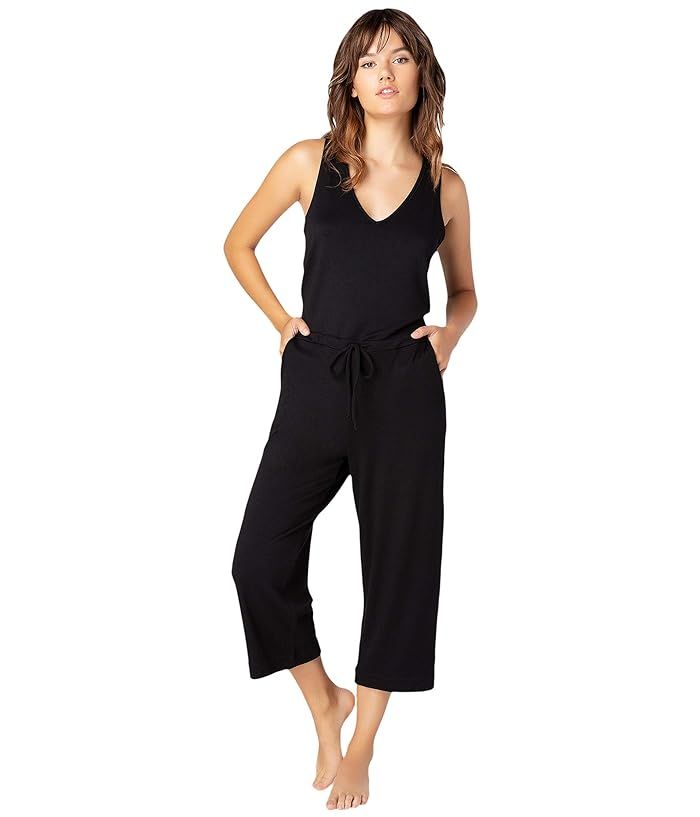 Beyond Yoga Solid Choice Jumpsuit (Black) Women's Jumpsuit & Rompers One Piece | Zappos