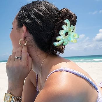 Hair Claw Clips - 3PCS Cute Styling Accessories for Women/Girls, Medium Nonslip Claws for Thin Ha... | Amazon (US)