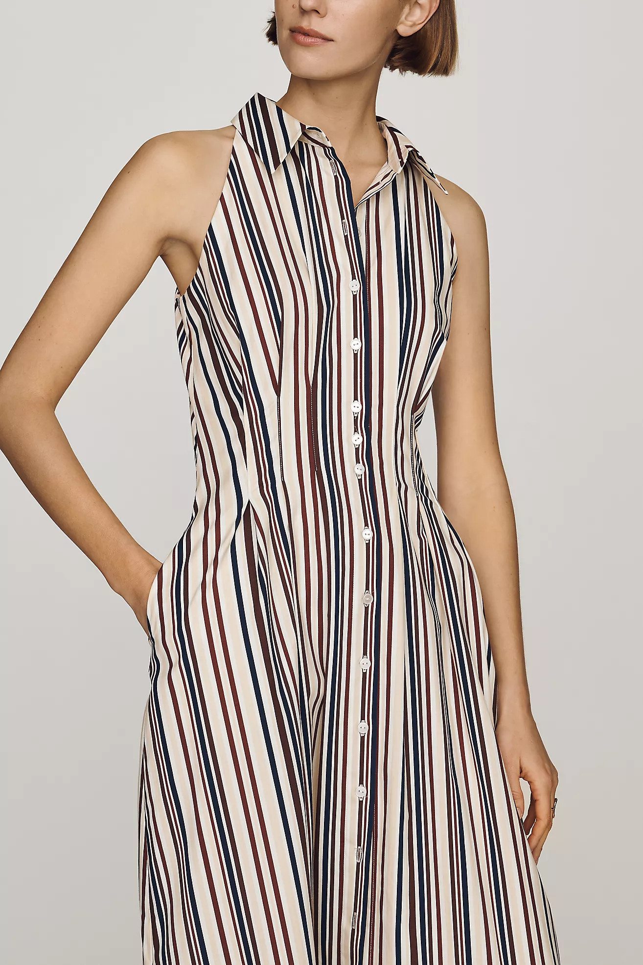 Tobie Sleeveless Shirt Dress by Exquise | Anthropologie (US)