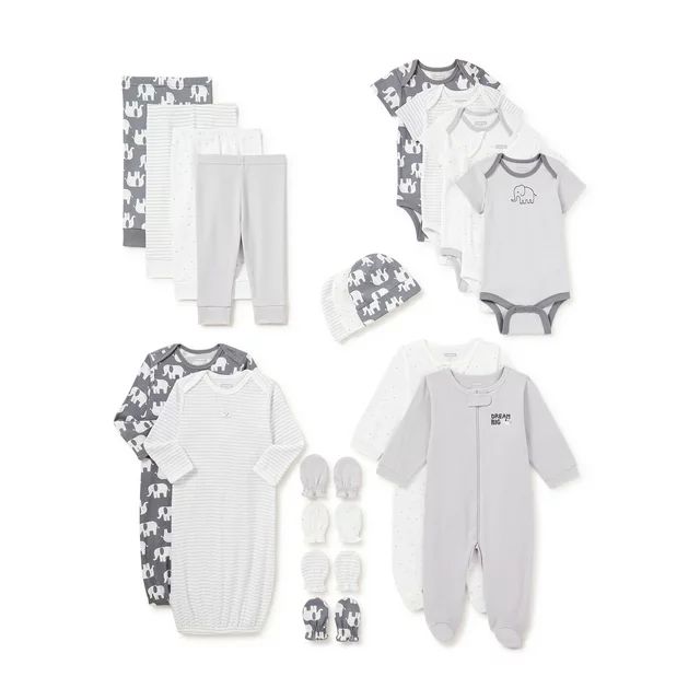Garanimals Newborn Baby Boy Shower Gift Set, 20-Piece, Preemie-6/9 Months | Walmart (US)