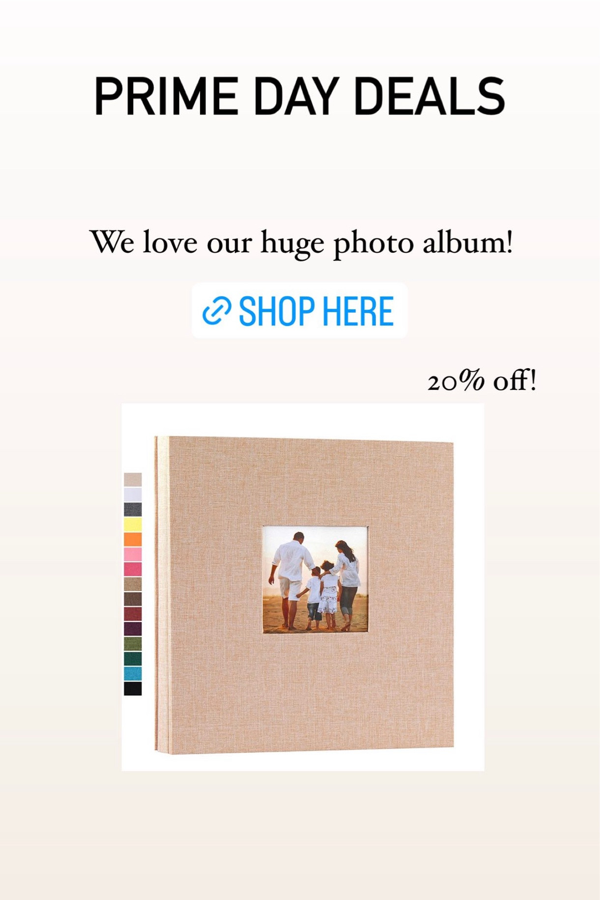 Prime day deals // huge photo album 

#LTKfamily #LTKhome #LTKsalealert