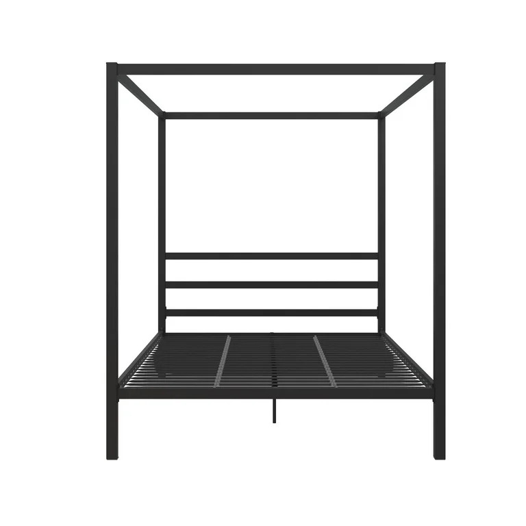 DHP Modern Metal Canopy Bed, Queen, Black | Walmart (US)