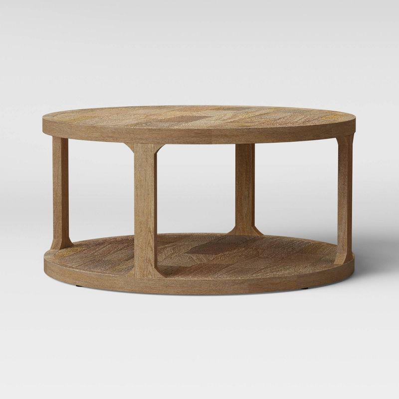 Castalia Round Natural Wood Coffee Table - Threshold&#8482; | Target