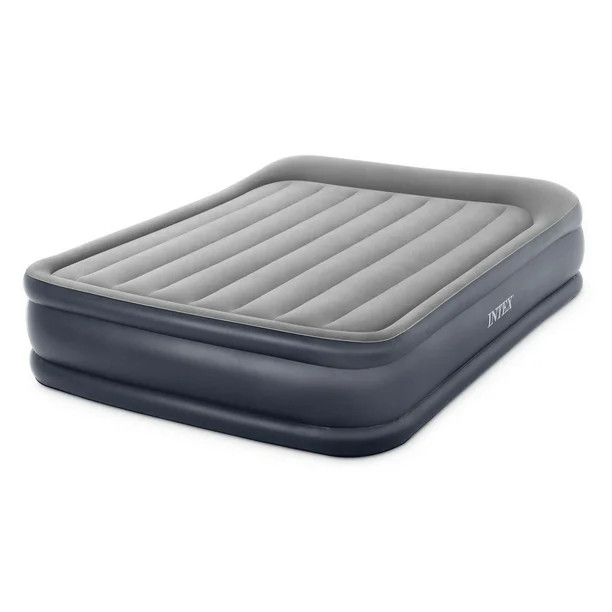 INTEX Dura-Beam® Deluxe Pillow Rest Raised Air Mattress, 16.5in. Queen, with Fiber-Tech® Constr... | Walmart (CA)