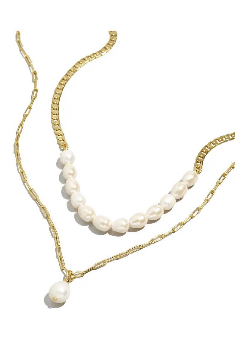 Set of 2 Freshwater Pearl Necklaces | Nordstrom