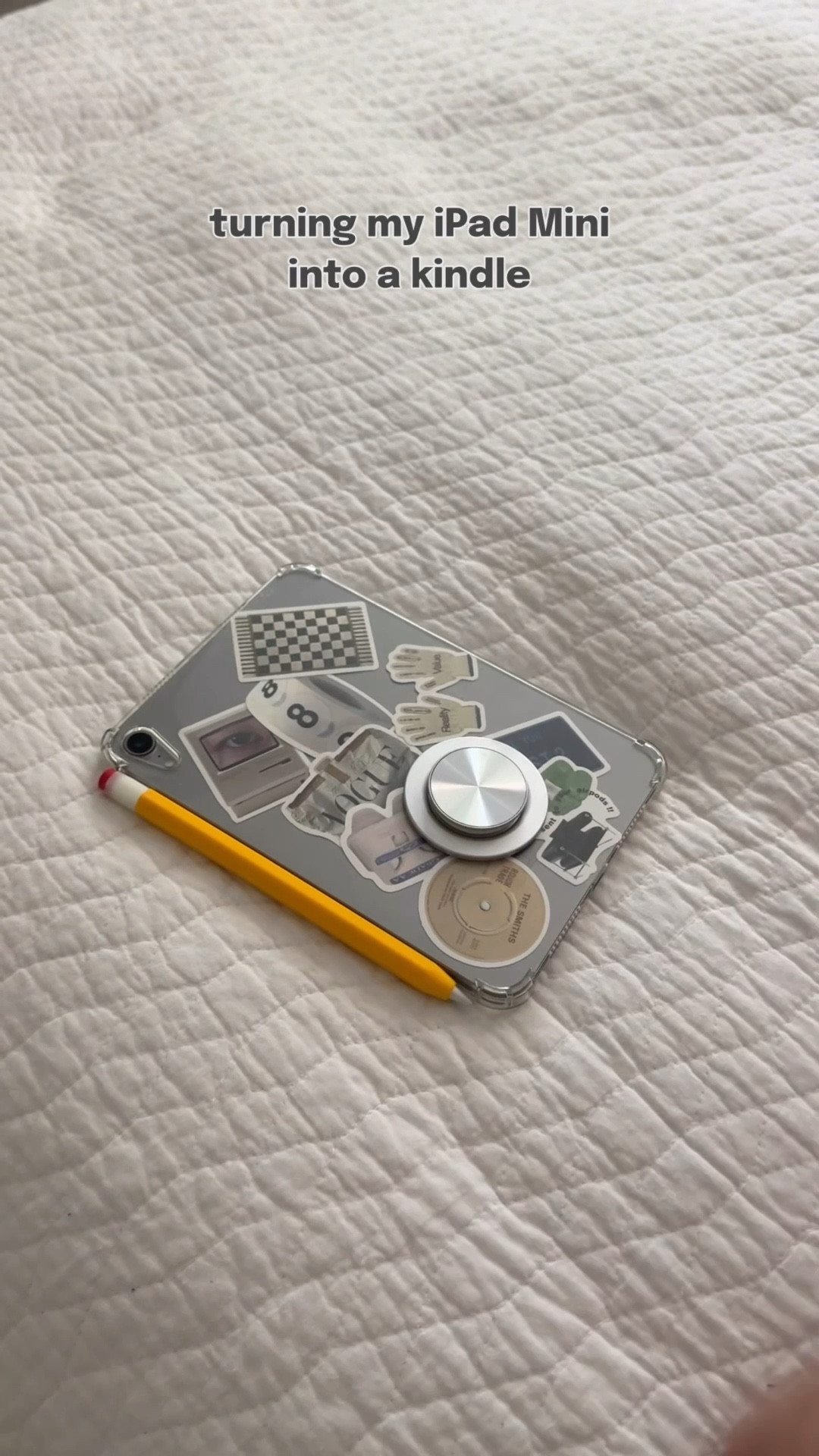 turning my iPad Mini into a kindle