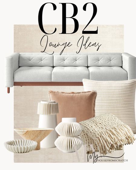 CB2 decor, sofa, vase, pillow, blanket 

#LTKFind #LTKstyletip #LTKhome