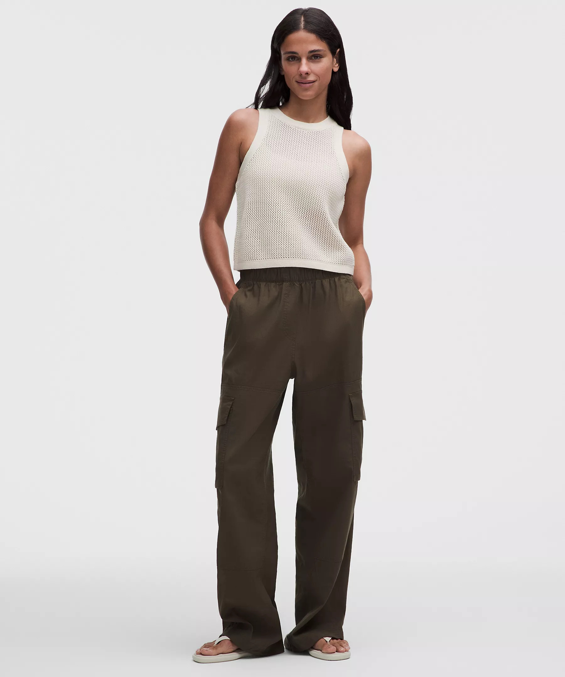 Cotton Crochet Mesh Tank Top | Lululemon (US)