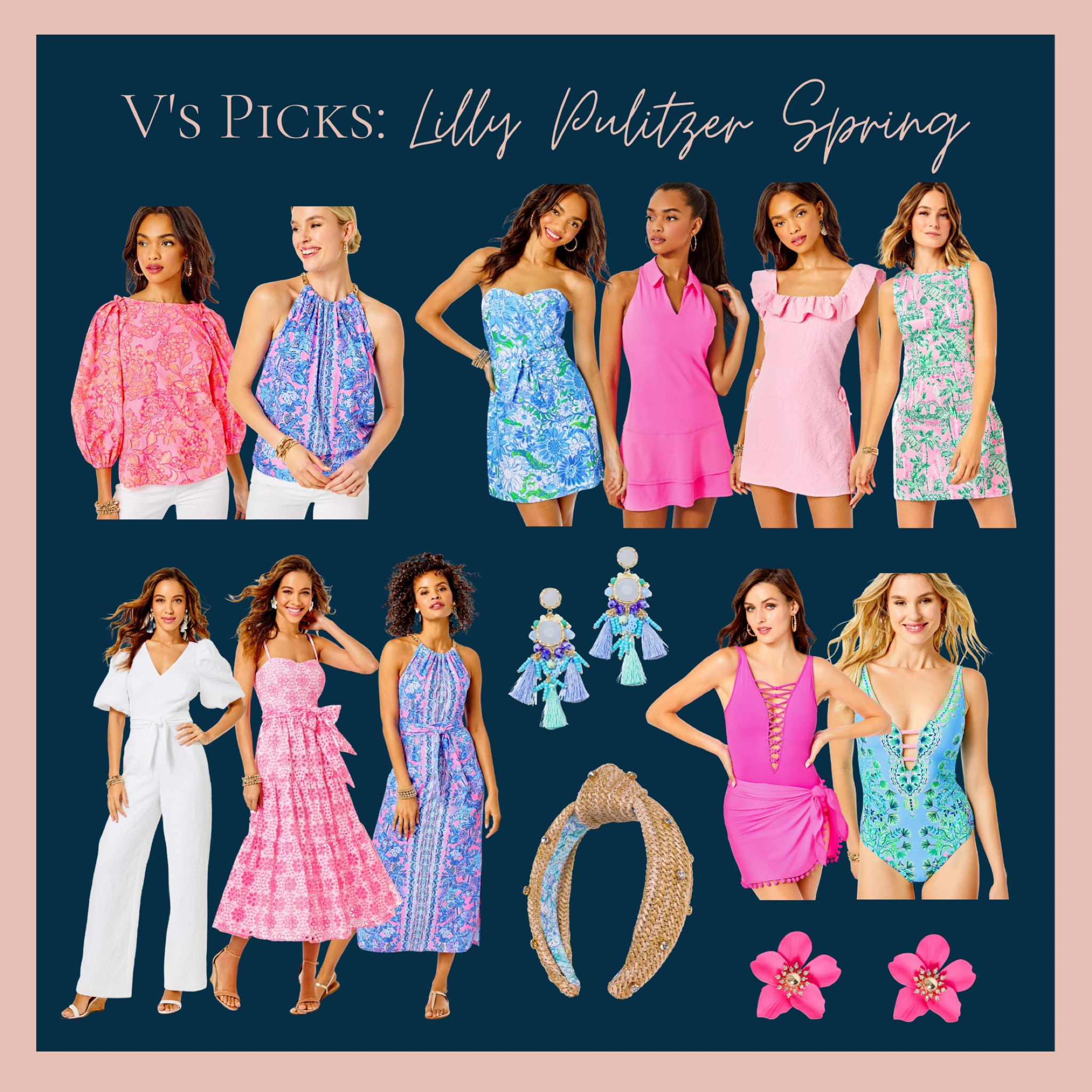 Lilly Pulitzer has so many cute colorful pieces for Spring - here are some of my favorites! 