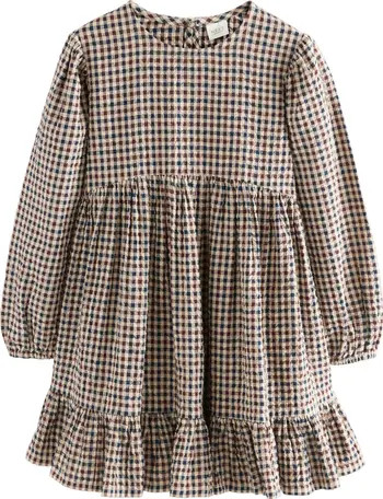 NEXT Kids' Gingham Tiered Dress | Nordstrom | Nordstrom