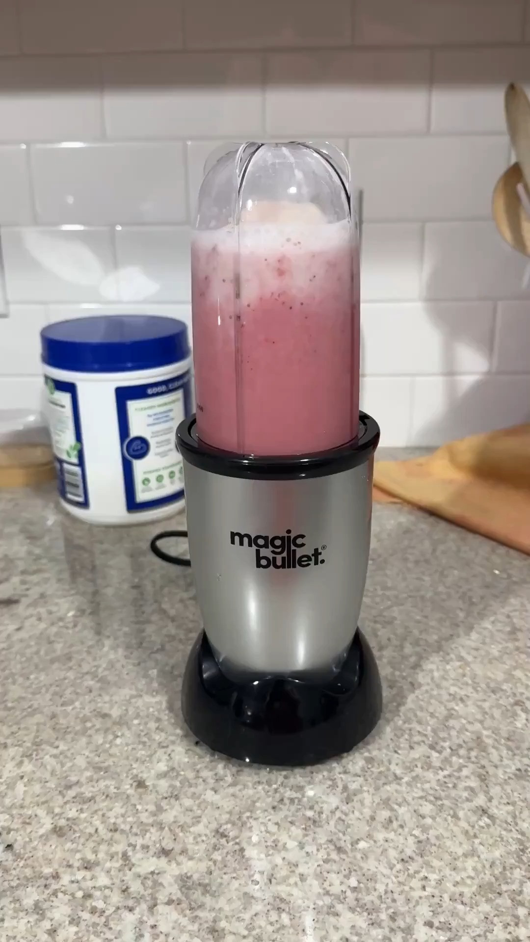 This magic bullet blender I use to make smoothies is on sale through the end of the day!
#amazonfind #bigspringsale 

 #LTKmorningroutine #LTKHome #LTKSaleAlert