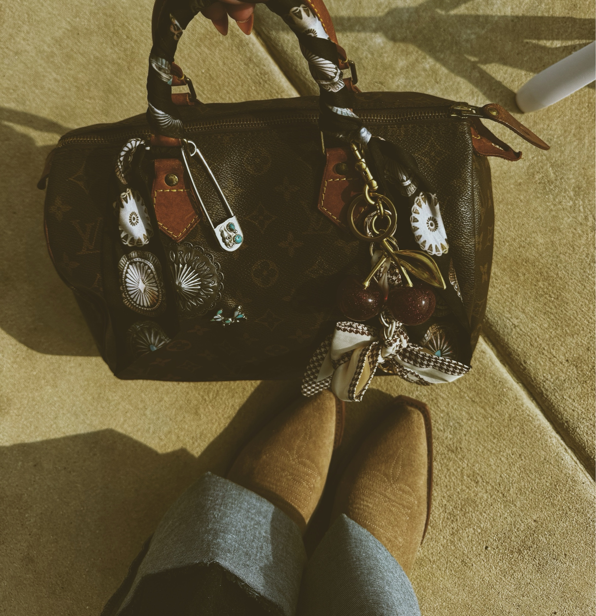 Vintage Louis bag with a western touch