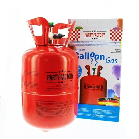 Party Factory Helium Tank for 30 Latex Balloons, Helium Cylinder 7 cu. ft. Gas for Balloons, Ideal for Birthday Party, Wedding… | Walmart (US)