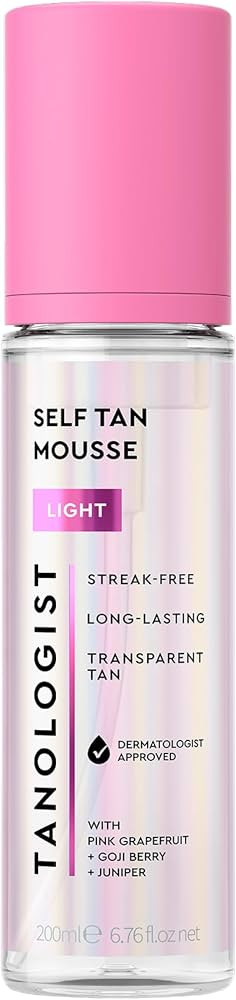 Tanologist Self Tanner Mousse, Light Self Tan Mousse, Streak-Free, Natural Glow, No Fake Tan Smel... | Amazon (US)