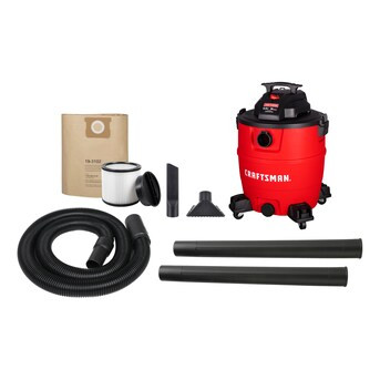 CRAFTSMAN 16-Gallon 6-HP Corded Wet/Dry Shop Vacuum with Accessories Included | Lowe's