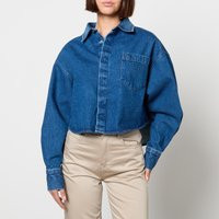 AMI Cropped Denim Shirt - XS | Coggles (Global)