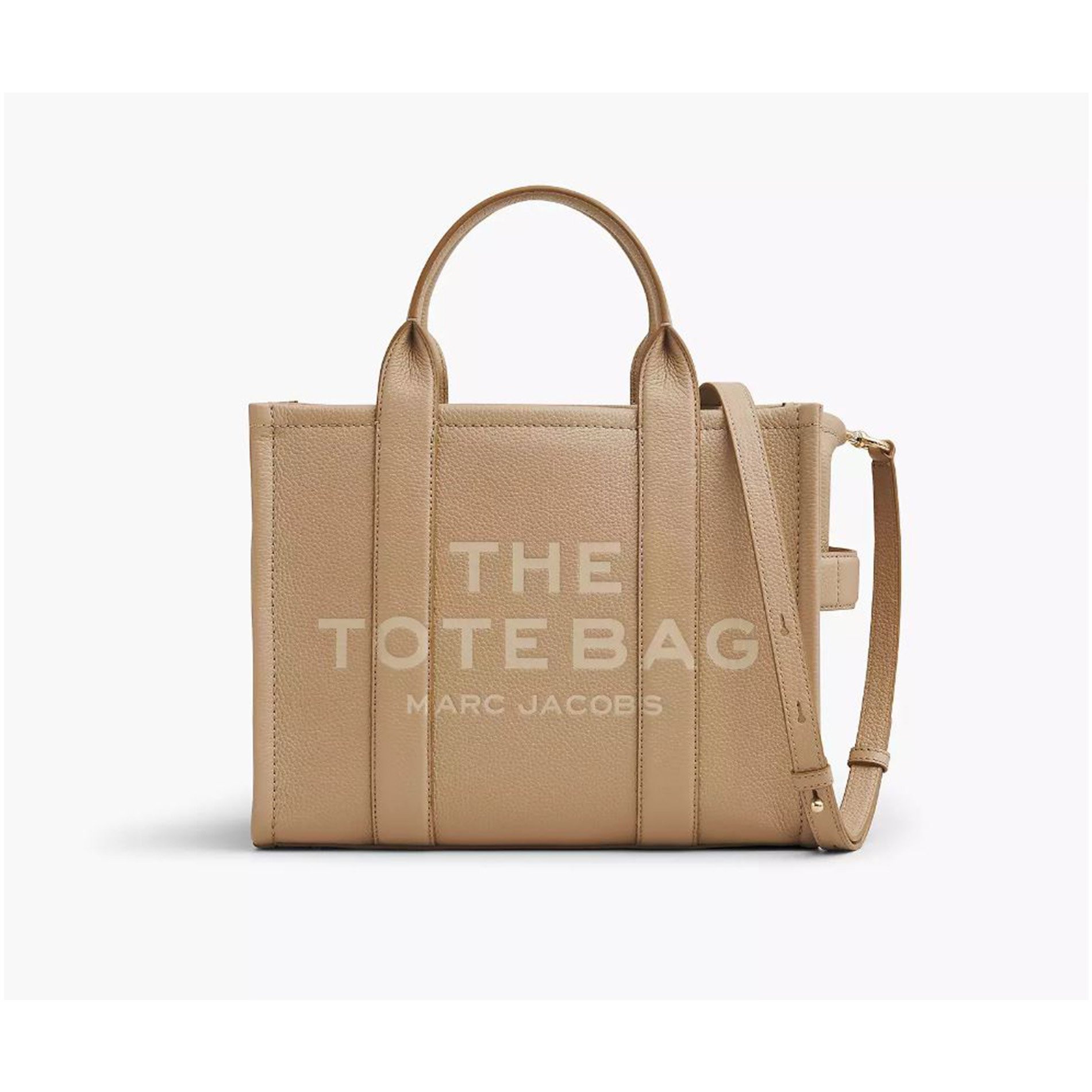 Marc Jacobs Womens The Leather medium Tote Bag Camel One Size H004L01PF21-230 | Walmart (US)