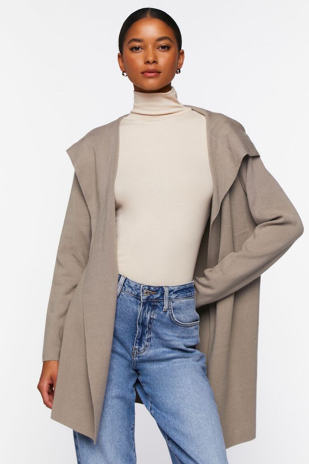 Hooded Cardigan Sweater | Forever 21 (US)