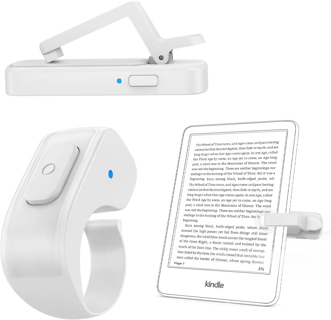 [Case-Friendly] Remote Control Page Turner Ring for Kindle Paperwhite Oasis Scribe Kobo eReaders,... | Amazon (US)