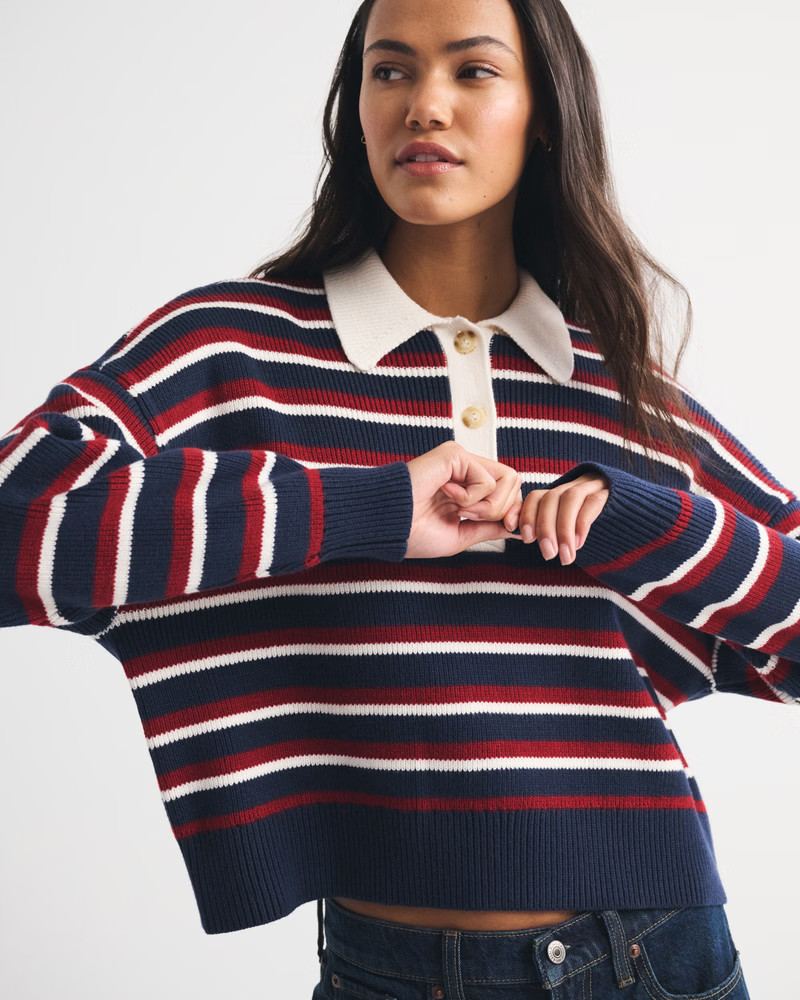 Rugby Polo Sweater | Abercrombie & Fitch (US)