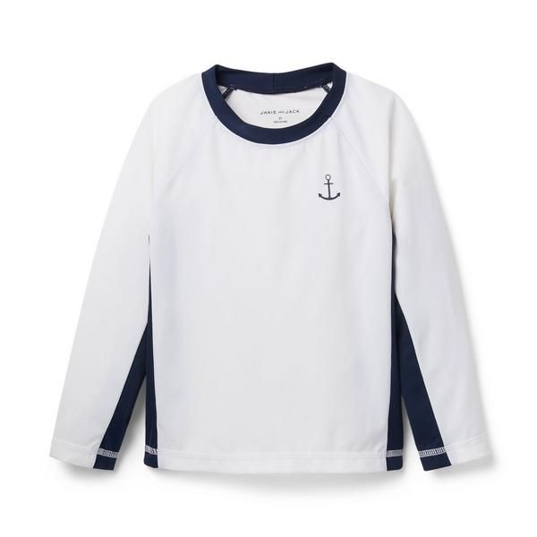 Colorblocked Anchor Rash Guard | Janie and Jack