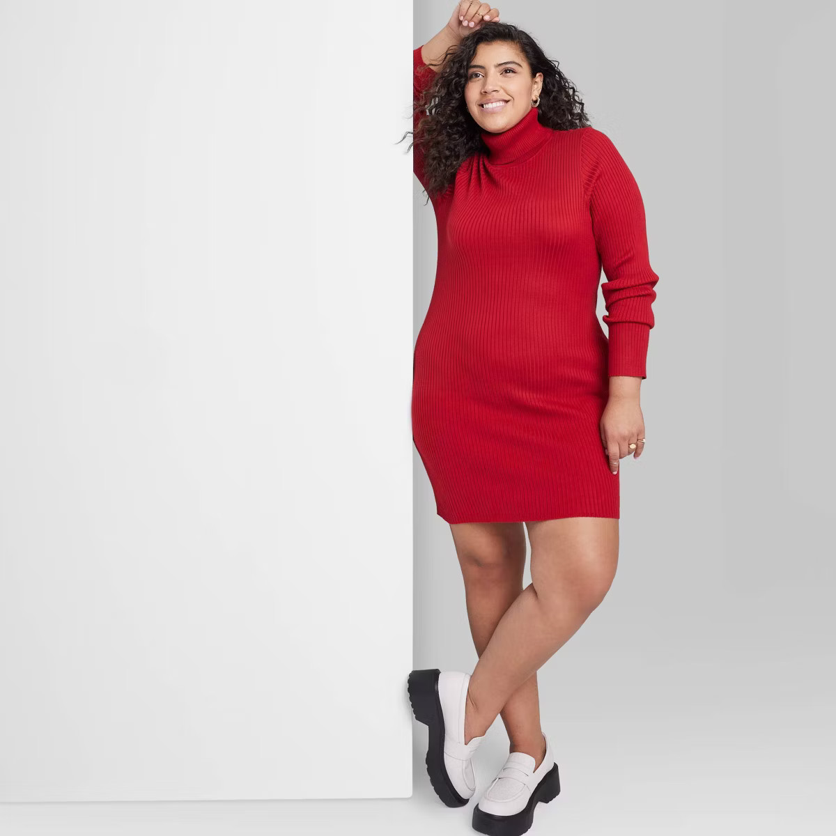 Women's Long Sleeve Bodycon Mini Sweater Dress - Wild Fable™ | Target