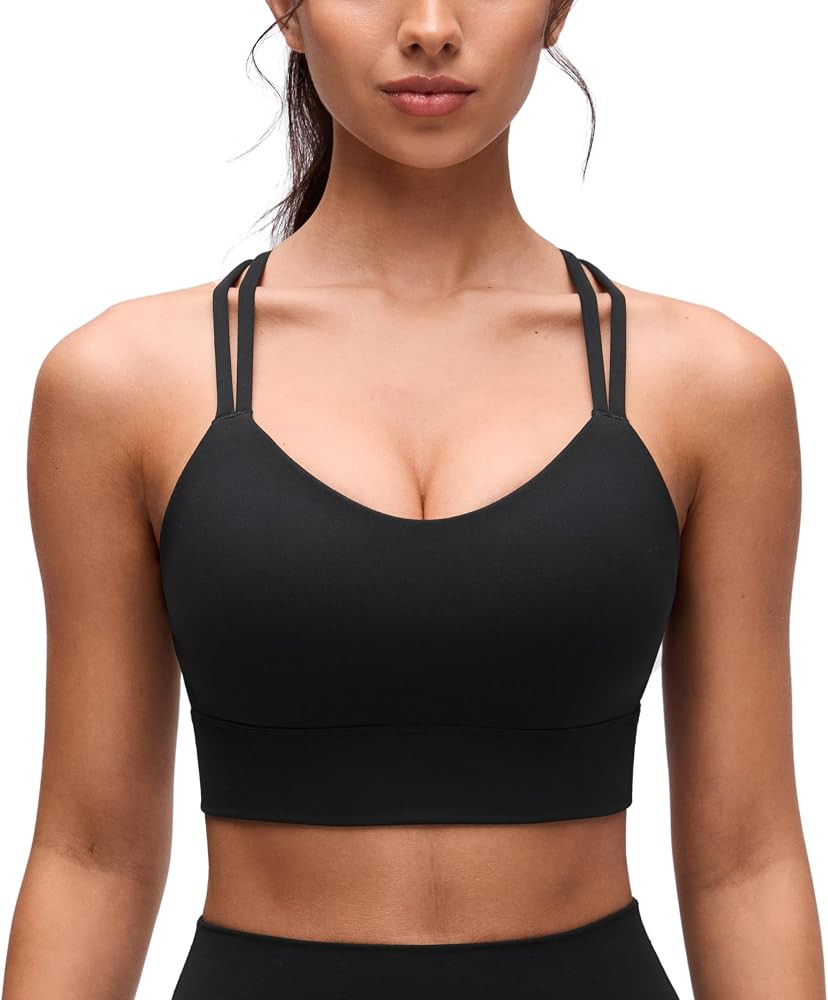 CRZ YOGA Softness Mold Butterluxe Sports Bras | Amazon (US)