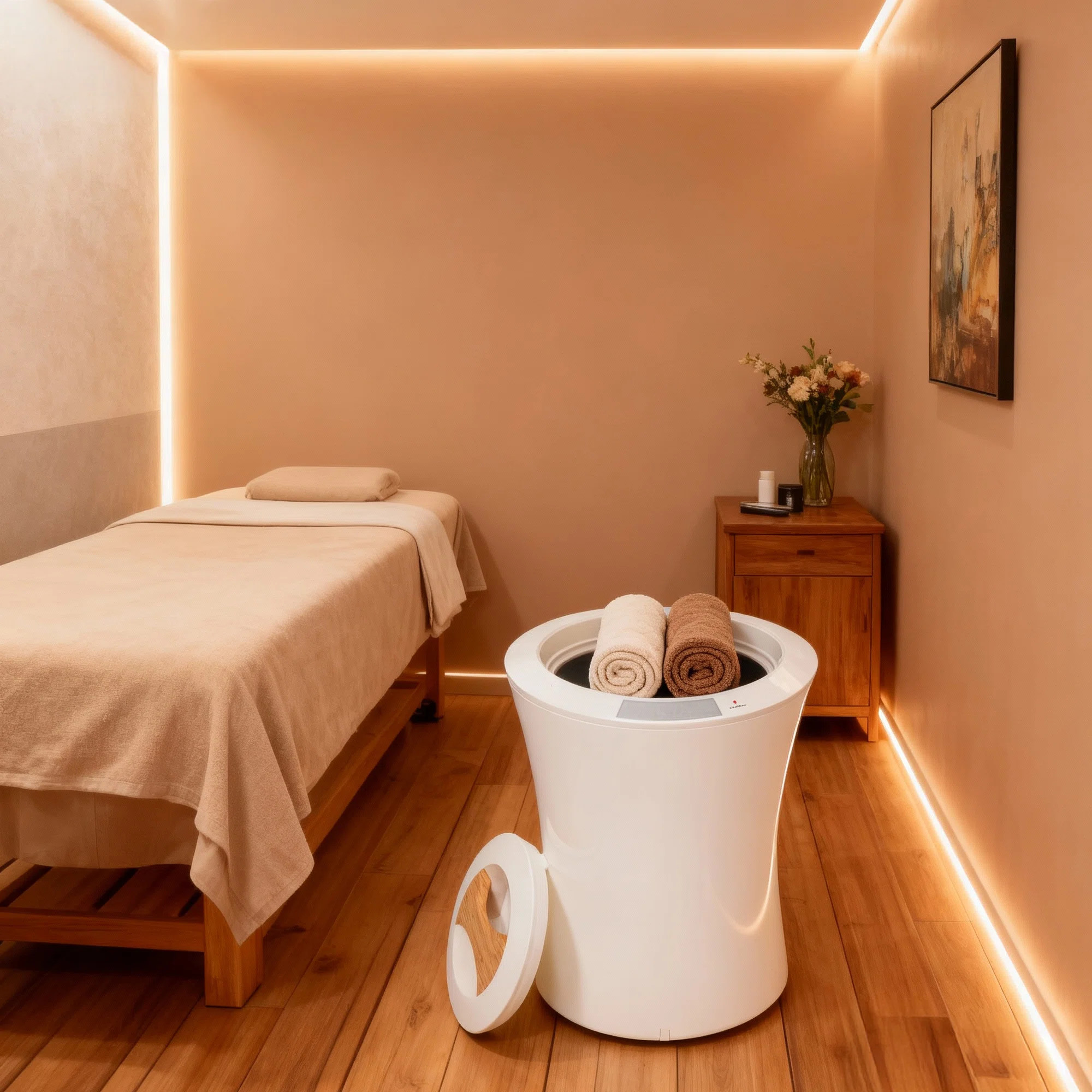 Freestanding Electric Towel Bucket Blanket Warmer Bucket CL11plus | Wayfair North America