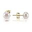 PAVOI Sterling Silver, 14K Gold Plated, AAA+ Quality Handpicked Freshwater Cultured Stud Pearl Ea... | Amazon (US)