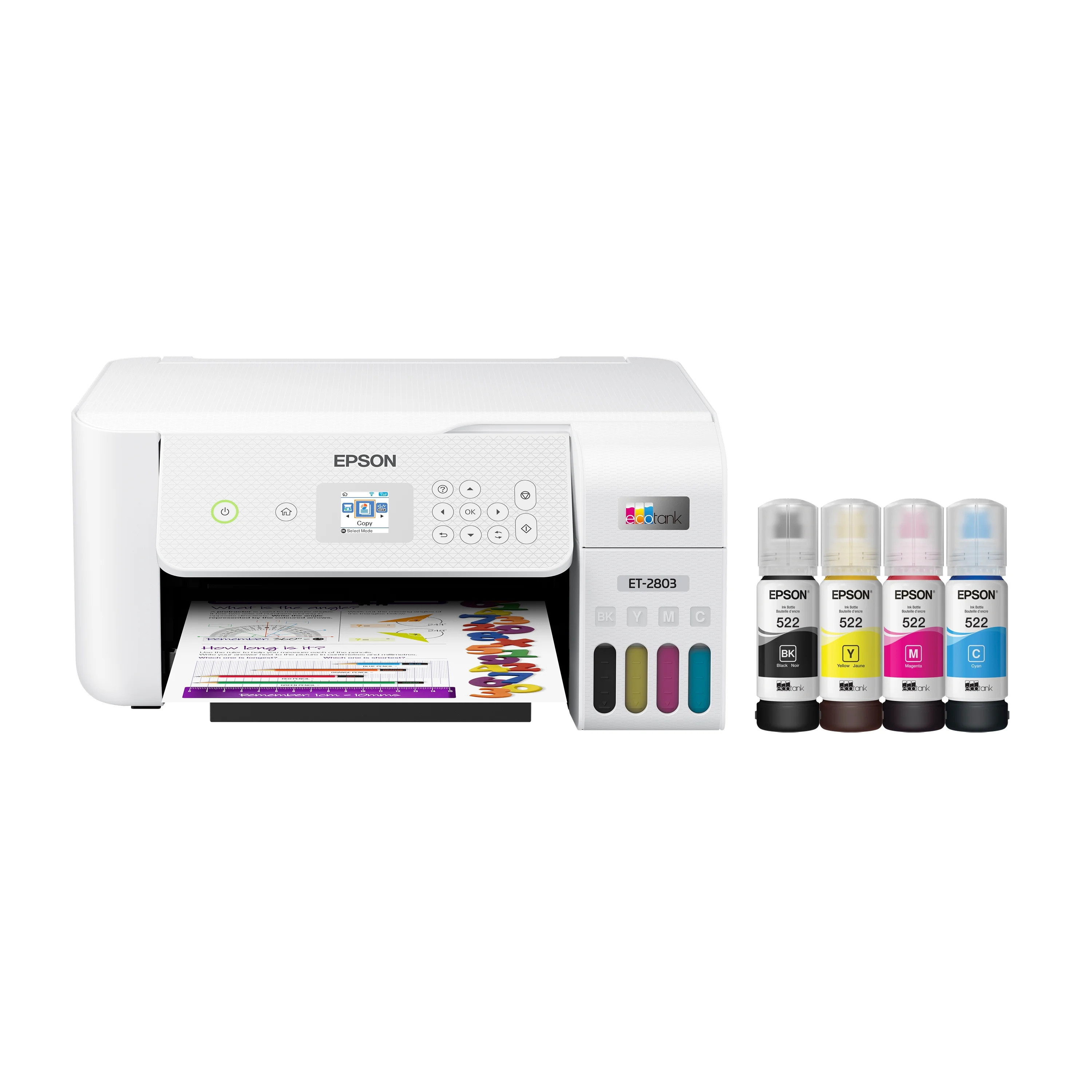 Epson EcoTank ET-2803 Wireless All-in-One Cartridge-Free Printer | Walmart (US)