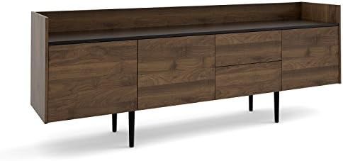 Tvilum Unit 2 Drawer 3 Door Sideboard, Walnut/Black | Amazon (US)