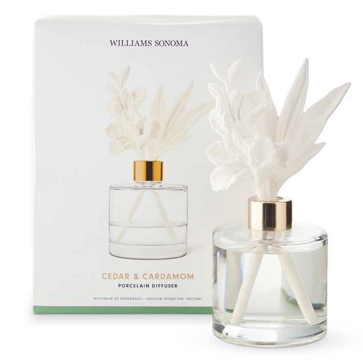 Home Fragrance Porcelain Diffuser, Cedar & Cardamom | Williams-Sonoma
