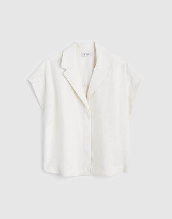 Notch-Collar Popover Shirt | Madewell
